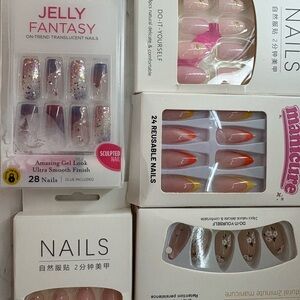 Press-On Nails Bundle- Glitter Design